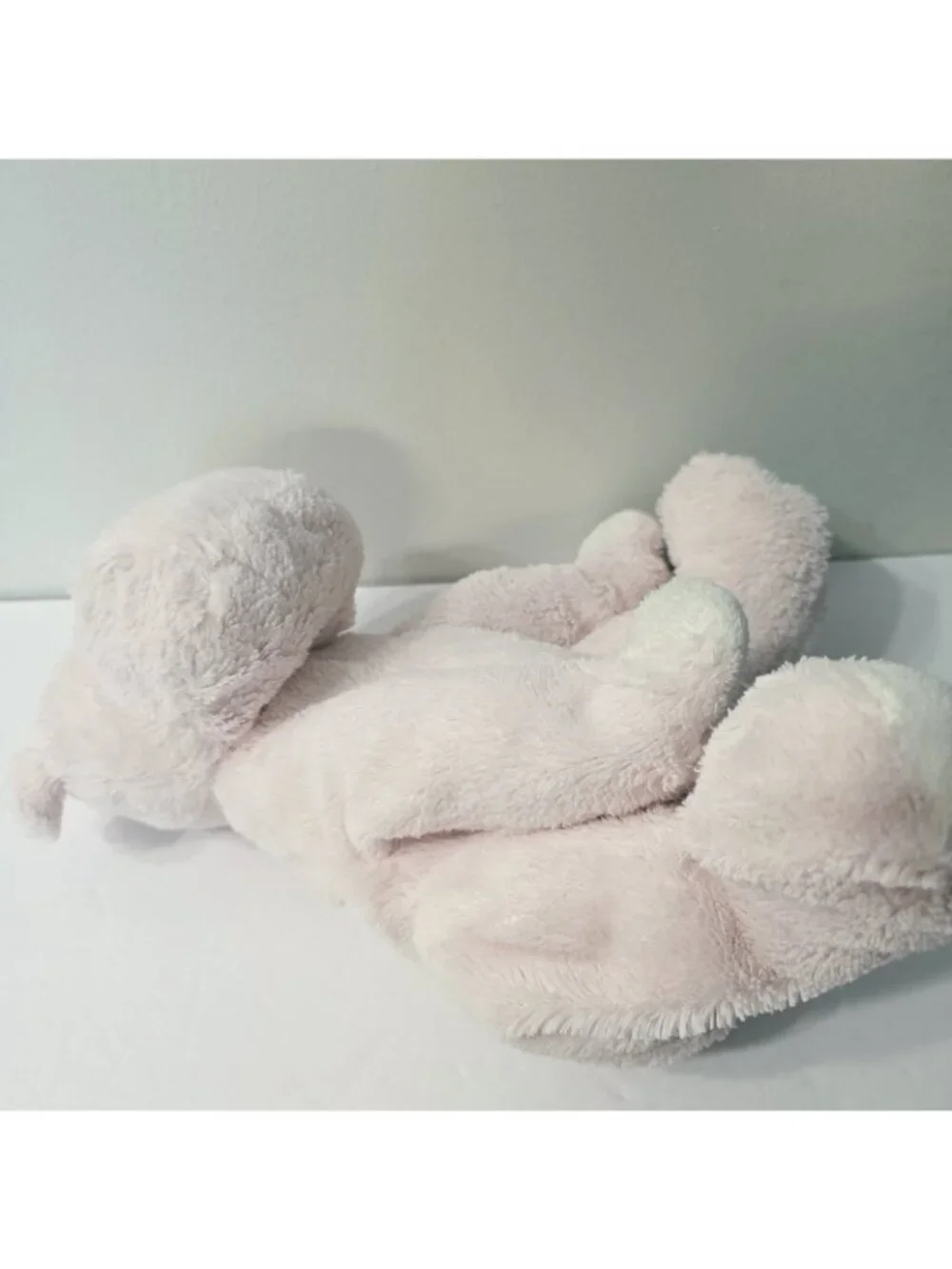 Vtg Pink Hippo Floppy Plush Stuffed Animal Soft Lovey Toys R Us Alley Toy